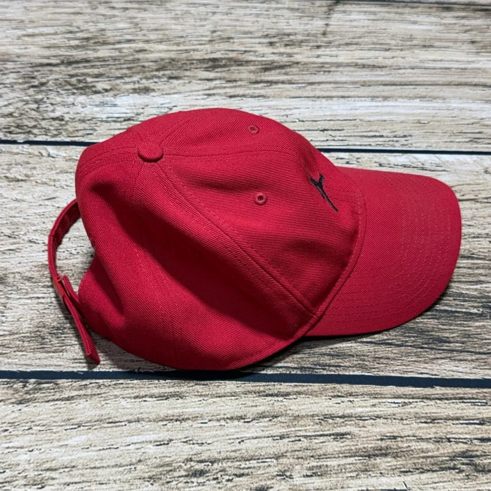 Jordan Jumpman Baseball Cap Men One Size Red Adjustable Hat 847143-687